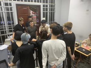 Một buổi học tóc tại Tiệp Nguyễn Academy